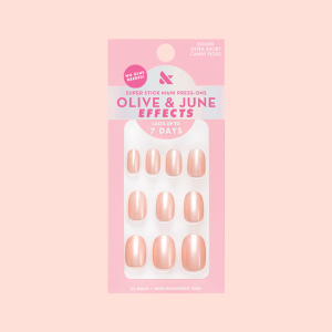 Candy Floss | Extra Short | Round - Tab Press-On