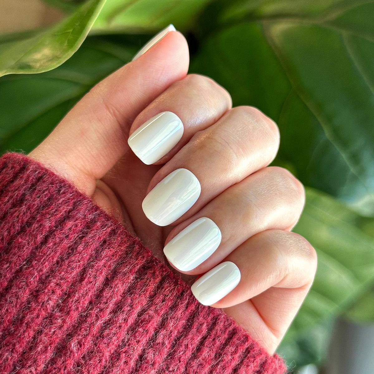 White Chrome - Press-On | Extra Short | Squoval - Image 6