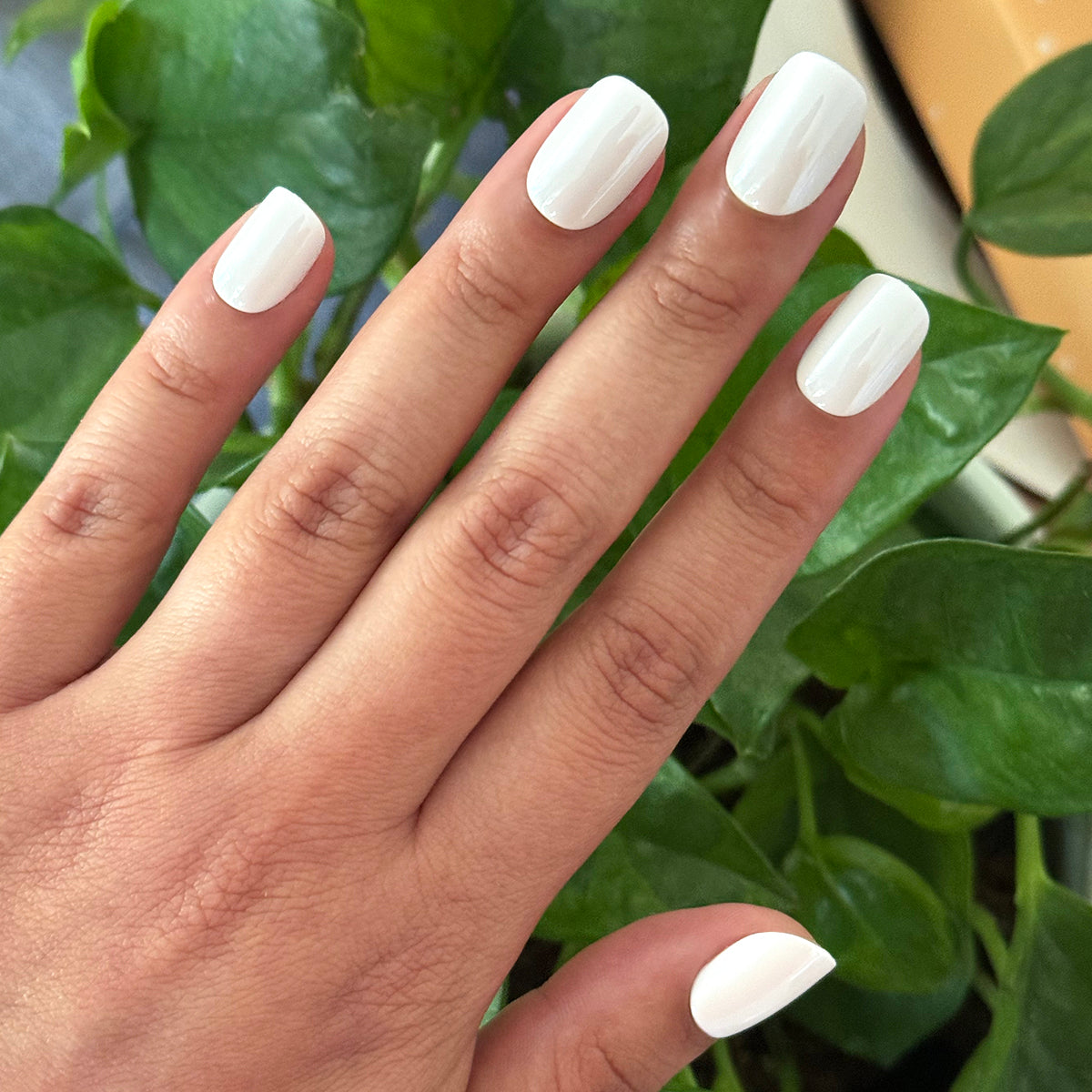 White Chrome - Press-On | Extra Short | Squoval - Image 7