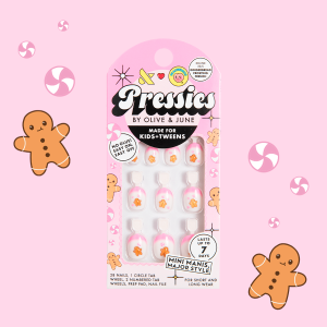 Gingerbread Frosting French - Pressies | Extra Short Short | Round